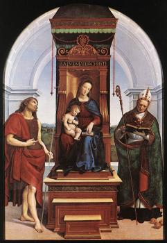 拉斐爾 Madonna and Child, The Ansidei Altarpiece